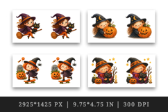 Cute Halloween mug wrap printable sublimation design Product Image 2