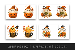 Cute Halloween mug wrap printable sublimation design Product Image 2