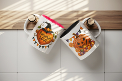 Cute Halloween mug wrap printable sublimation design Product Image 3
