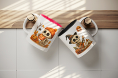Cute Halloween mug wrap printable sublimation design Product Image 3
