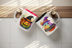 Cute Halloween mug wrap printable sublimation design Product Image 3