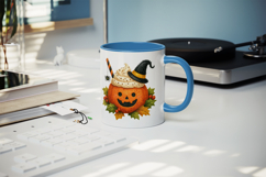 Cute Halloween mug wrap printable sublimation design Product Image 5