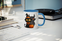 Cute Halloween mug wrap printable sublimation design Product Image 5