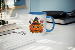Cute Halloween mug wrap printable sublimation design Product Image 5