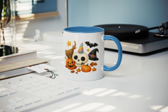 Cute Halloween mug wrap printable sublimation design Product Image 5