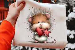 Cute Hamster Valentine Clipart Product Image 2