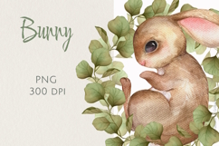 Cute Hand-Drawn Bunny PNG Clipart Product Image 2