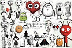 Cute Hand Drawn Halloween Sublimation Bundle Product Image 1