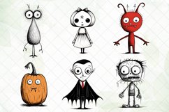 Cute Hand Drawn Halloween Sublimation Bundle Product Image 4