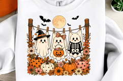 Cute Hanging Ghost Halloween Fall PNG Product Image 1