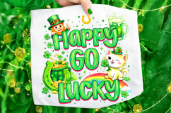 Happy Go Lucky St Patrick's Day PNG, Lucky Day PNG, Irish Product Image 6