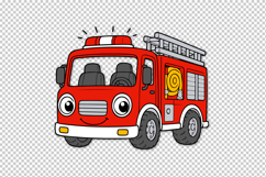 Cute Happy Vehicles SVG Bundle Product Image 3