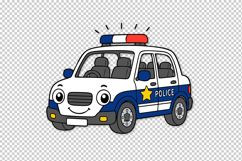 Cute Happy Vehicles SVG Bundle Product Image 5