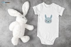 Cute Hare Head Cross Stitch Pattern PDF File Product Image 2