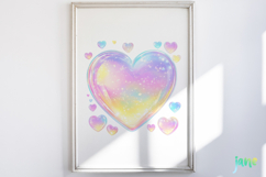Cute Heart Pastel Clipart Product Image 2