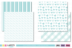 Soft blue plaid pattern for crafts