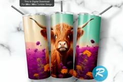 Cow Sunflowers Tumbler,Watercolor Highland Cow Wrap,Sunflower Cow Tumbler Wrap,Watercolor Flowers Tumbler png,Farm Cow Sublimation,custom tumbler,sublimate designs,sublimation design,20 oz skinny,20oz skinny,tumbler png,tumbler template,tumbler wrap