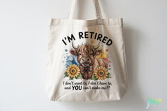Cute Highland Cow Png Sublimation Product Image 2