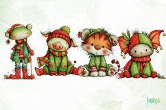 Cute Holiday Animals Christmas Product Image 1