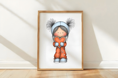 Cute Holiday Children Clipart Product Image 3