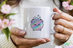 Cute Holographic Halloween Clipart Product Image 3