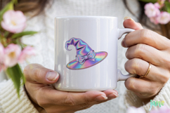 Cute Holographic Halloween Clipart Product Image 3