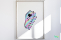 Cute Holographic Halloween Clipart Product Image 4