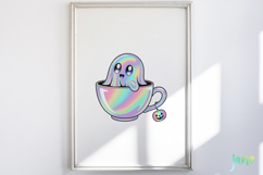 Cute Holographic Halloween Clipart Product Image 5
