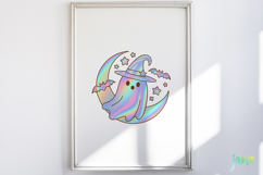 Cute Holographic Halloween Clipart Product Image 5