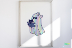 Cute Holographic Halloween Clipart Product Image 5