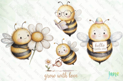 Cute Honey Bee Clipart Product Image 1