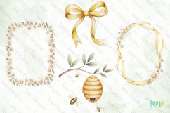 Cute Honey Bee Clipart Product Image 1
