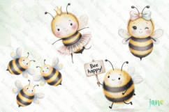 Cute Honey Bee Clipart Product Image 1