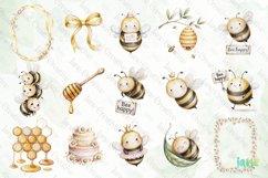 Cute Honey Bee Clipart Bundle Product Image 6