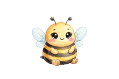 Cute Honey Bee Png |Garden Png Product Image 1