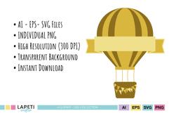 Playful balloon clipart with colorful designs for family crafting activities.