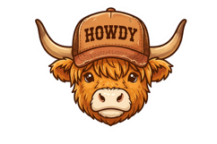 Cute Howdy Png| Western Png Product Image 1