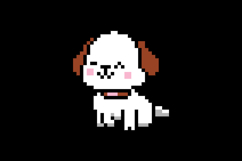 Cute illustration 8 bit pixel art character dog concept Product Image 2