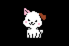 Cute illustration 8 bit pixel art character dog graphic Product Image 2
