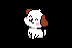 Cute illustration 8 bit pixel art character dog isolated Product Image 2