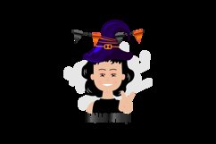 Cute illustration girl celebration halloween event Product Image 2