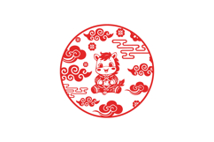 Cute illustration lunar new year horse chinese zodiac sign Product Image 1