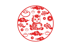 Cute illustration lunar new year horse chinese zodiac sign Product Image 1