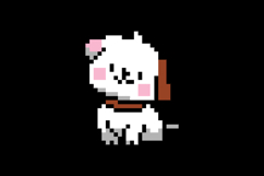 Cute illustration pixel art character dog creative Product Image 2