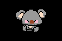 Cute illustration pixel art character koala design vector Product Image 2