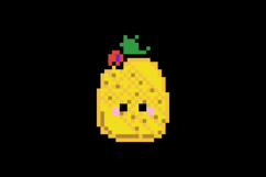 Cute illustration pixel art character pineapple cartoon Product Image 2
