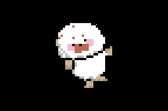 Cute illustration pixel art character seal design vector Product Image 2