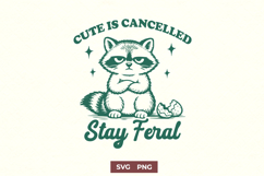 Funny Easter Raccoon SVG PNG for Sarcastic Shirts Design Product Image 1