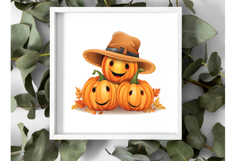 Cute Farmhouse Jack O’Lantern PNG Bundle 10 Designs Product Image 4