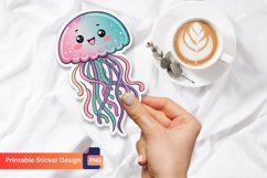 Cute Jellyfish Sticker, Adorable Jellyfish Sticker Product Image 1